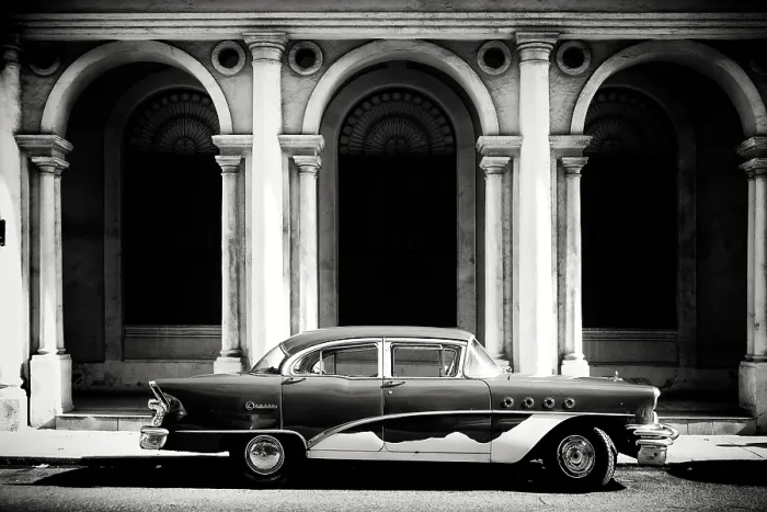 Framed Print : Restored classic American car parked on a street in Havana Centro, Havana, Cuba, Caribbean Framed Print : Restored classic American car parked on a street in Havana Centro, Havana, Cuba, Caribbean