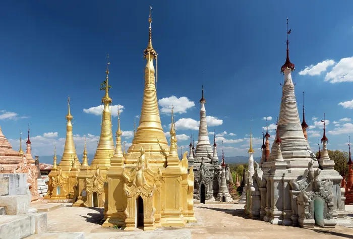 Framed Print : Restored pagodas at Indein village, Taunggyi, near Inle Lake, Shan State, Myanmar (Burma), Asia Framed Print : Restored pagodas at Indein village, Taunggyi, near Inle Lake, Shan State, Myanmar (Burma), Asia