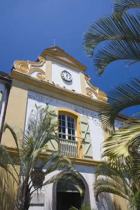 Framed Print : Reunion Island, St-Pierre, Hotel de Ville, town hall Framed Print : Reunion Island, St-Pierre, Hotel de Ville, town hall