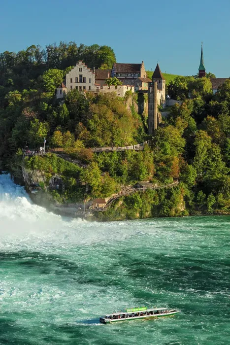 Framed Print : Rhine Falls near Schaffhausen with Laufen Castle, Neuhausen am Rheinfall, Switzerland Framed Print : Rhine Falls near Schaffhausen with Laufen Castle, Neuhausen am Rheinfall, Switzerland