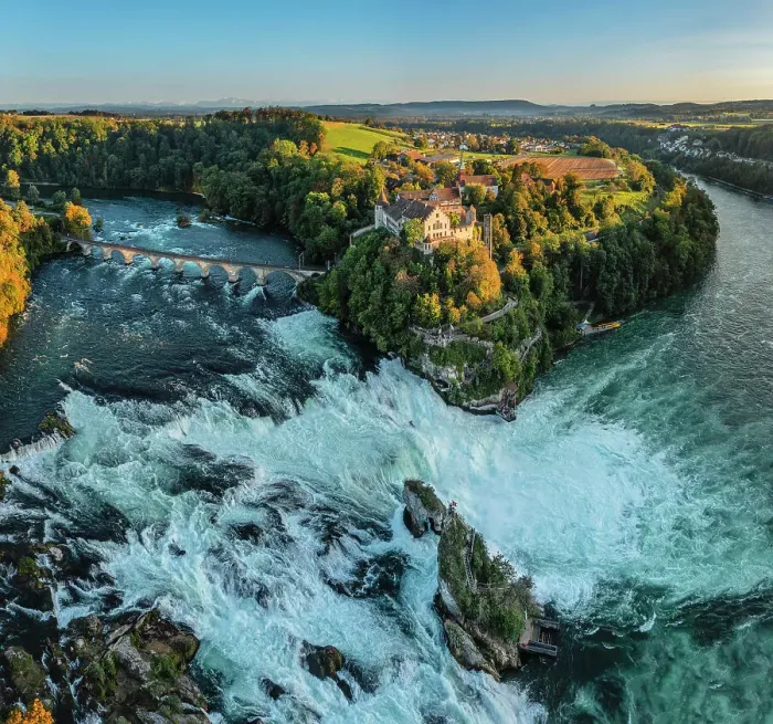 Framed Print : Rhine Falls near Schaffhausen with Laufen Castle, Neuhausen am Rheinfall, Switzerland Framed Print : Rhine Falls near Schaffhausen with Laufen Castle, Neuhausen am Rheinfall, Switzerland