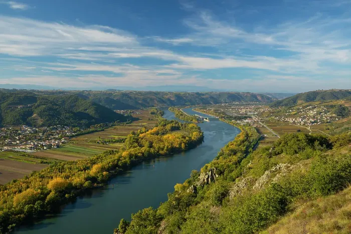 Framed Print : Rhone river view beyond Tain L Hermitage, Cote du Rhone, Drome, Rhone-Alpes, France Framed Print : Rhone river view beyond Tain L Hermitage, Cote du Rhone, Drome, Rhone-Alpes, France
