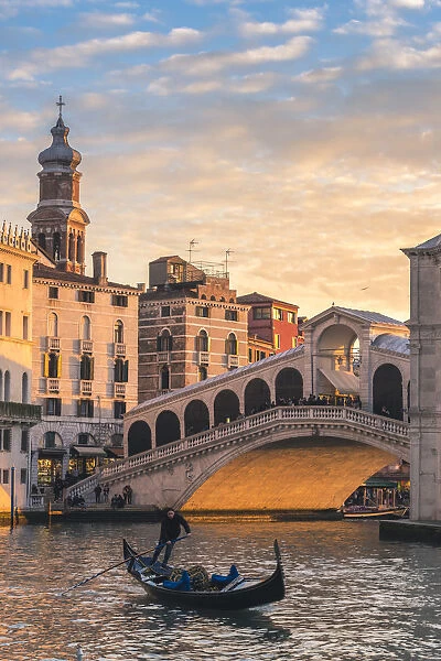 Rialto bridge, Venice, Veneto, Italy