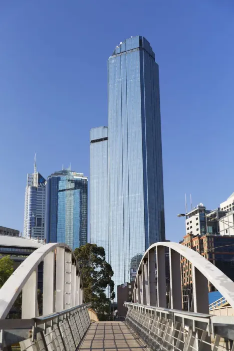 Framed Print : Rialto Towers along Yarra River, Melbourne, Victoria, Australia Framed Print : Rialto Towers along Yarra River, Melbourne, Victoria, Australia