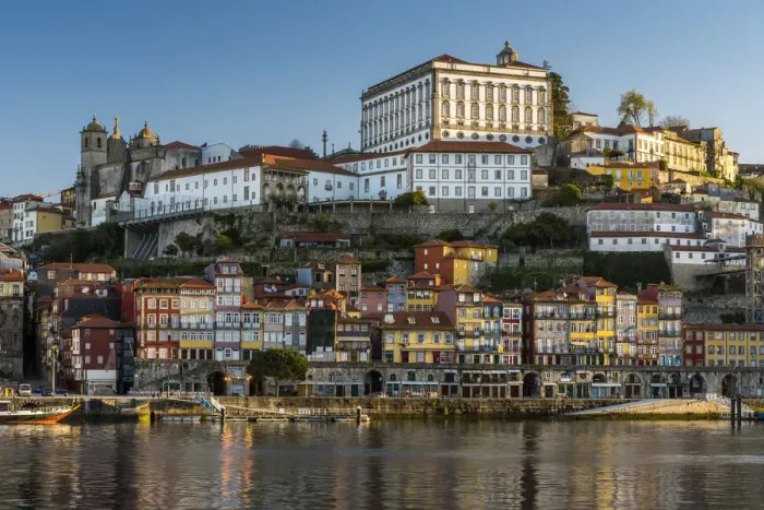 Framed Print : Ribeira district skyline, Porto, Portugal Framed Print : Ribeira district skyline, Porto, Portugal