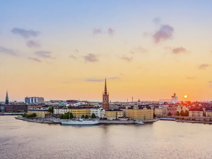Framed Print : Riddarholmen Island and Gamla Stan at sunrise, elevated view, Stockholm, Stockholm County, Sweden Framed Print : Riddarholmen Island and Gamla Stan at sunrise, elevated view, Stockholm, Stockholm County, Sweden