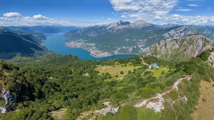 Framed Print : Rifugio Sev dominating on Como Lake (Lecco branch) and located below Corni di Canzo mountains. Valbrona, Como district, Lombardy, Italy Framed Print : Rifugio Sev dominating on Como Lake (Lecco branch) and located below Corni di Canzo mountains. Valbrona, Como district, Lombardy, Italy