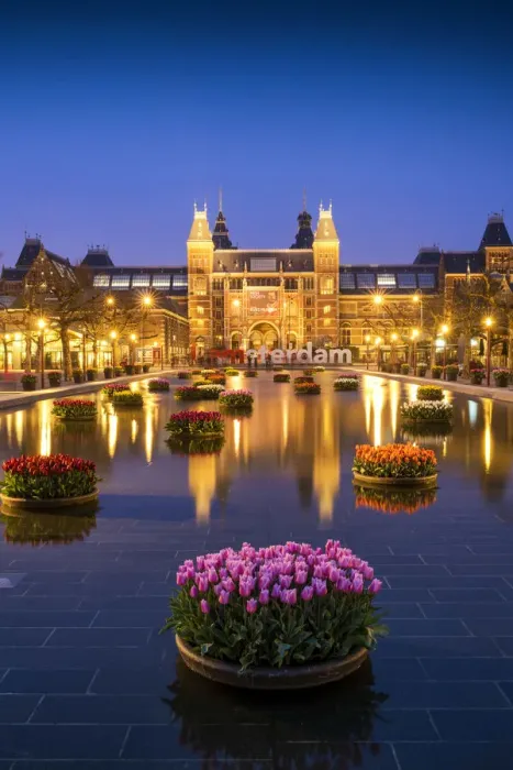 Framed Print : Rijksmuseum at Night, Amsterdam, Holland, Netherlands Framed Print : Rijksmuseum at Night, Amsterdam, Holland, Netherlands
