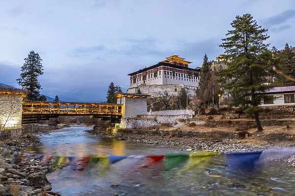Rinpung Dzong (otherwise known as Paro Dzong), Paro, Paro District, Bhutan
