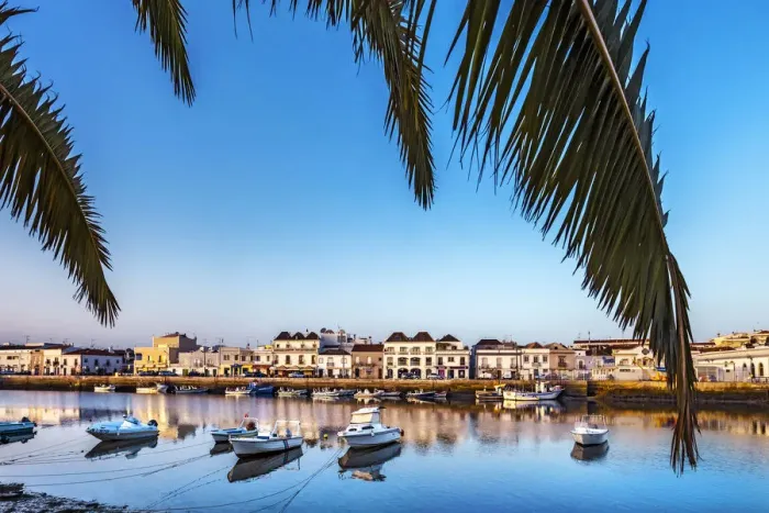 Framed Print : Rio Gilao, Tavira, Algarve, Portugal