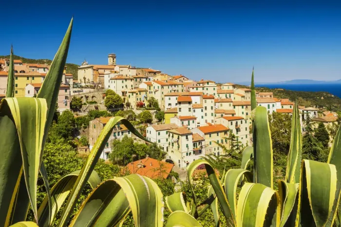 Framed Print : Rio nell Elba, Elba, Tuscany, Italy