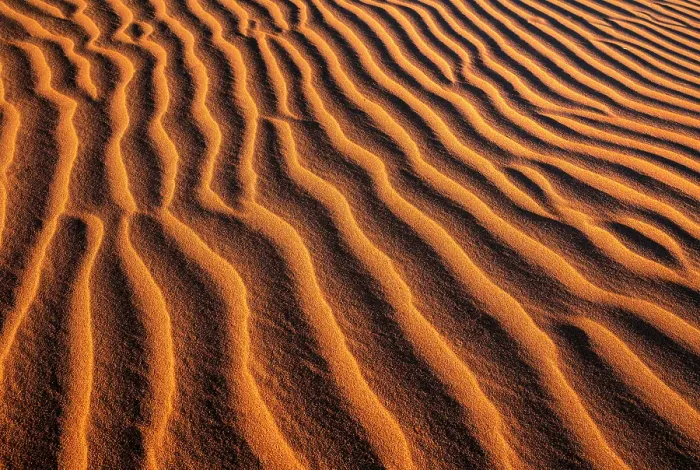 Framed Print : Ripples in orange sand dune, Namib-Naukluft National Park, Namib Desert, Namibia