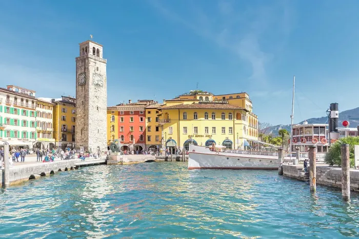 Framed Print : Riva del Garda, Lake Garda, Trento province, Trentino Alto Adige, Italy. The harbor Framed Print : Riva del Garda, Lake Garda, Trento province, Trentino Alto Adige, Italy. The harbor