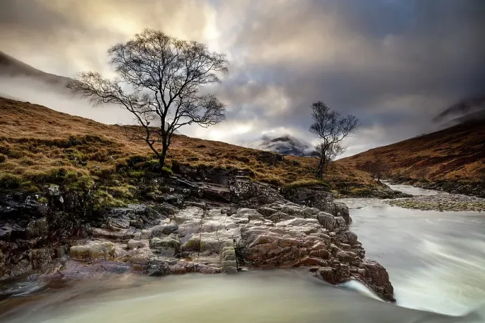 Framed Print : River Etive, Glen Etive, near Rannoch Moor, Highlands, Scotland Framed Print : River Etive, Glen Etive, near Rannoch Moor, Highlands, Scotland