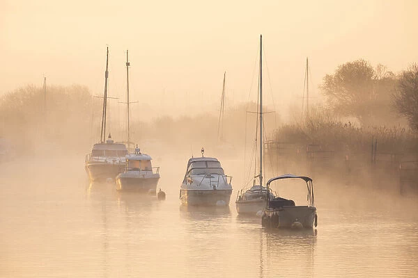 River Frome at Wareham, Isle of Purbeck, Dorset, England, UK