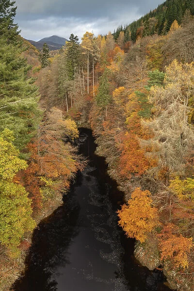 River Garry in Killiecrankie in Autumn, Perthshire, Scotland