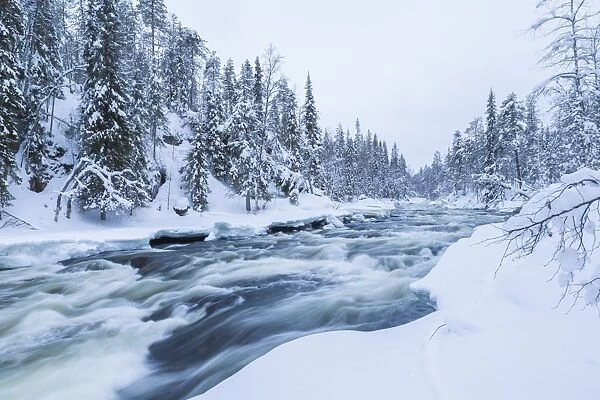 River, Juuma, Oulankajoki National Park, Kuusamo, Finland