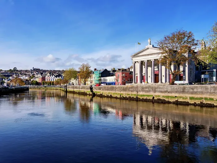 Framed Print : River Lee and St Mary's Dominican Catholic Church, Shandon, Cork, County Cork, Ireland Framed Print : River Lee and St Mary's Dominican Catholic Church, Shandon, Cork, County Cork, Ireland