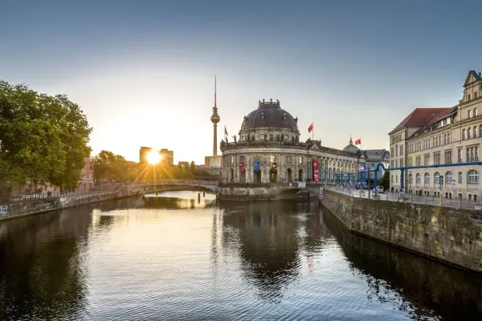 Framed Print : River Spree, Bode Museum and TV tower, Museum Island, Berlin, Germany Framed Print : River Spree, Bode Museum and TV tower, Museum Island, Berlin, Germany