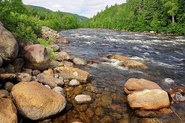 Riviere Sainte-Marguerite (a trout river) Parc National du Saguenay, Quebec, Canada