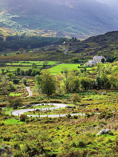 Road through the Black Valley up the Head of the Gap of Dunloe, County Kerry, Ireland