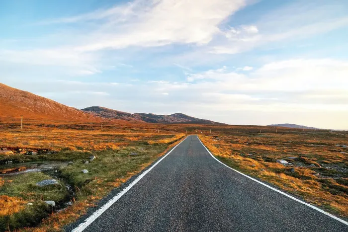 Framed Print : Road on the Isle of Lewis, Outer Hebrides, Scotland Framed Print : Road on the Isle of Lewis, Outer Hebrides, Scotland