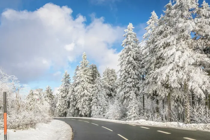 Framed Print : Road to Kahler Asten near Winterberg in winter, Sauerland, North Rhine-Westphalia, Germany Framed Print : Road to Kahler Asten near Winterberg in winter, Sauerland, North Rhine-Westphalia, Germany