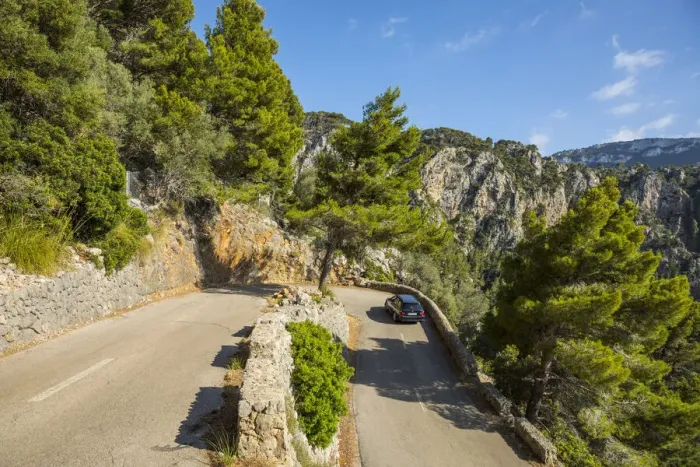 Framed Print : Road to Port de Valldemossa, Serra de Tramuntana, Mallorca, Balearic Islands, Spain Framed Print : Road to Port de Valldemossa, Serra de Tramuntana, Mallorca, Balearic Islands, Spain