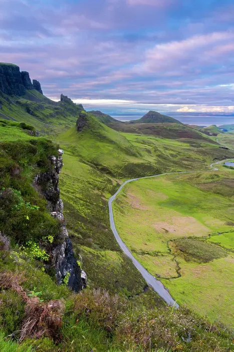 Framed Print : Road on Quiraing at sunset, Isle of Skye, Highland Region, Scotland, United Kingdom Framed Print : Road on Quiraing at sunset, Isle of Skye, Highland Region, Scotland, United Kingdom