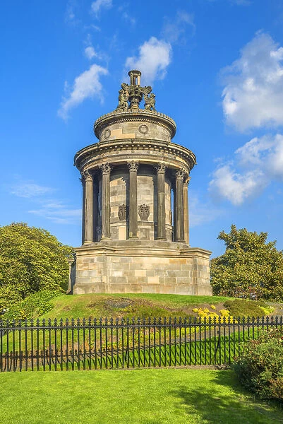 Robert Burns Monument, Calton Hill, Edinburgh, Scotland, Great Britain, United Kingdom