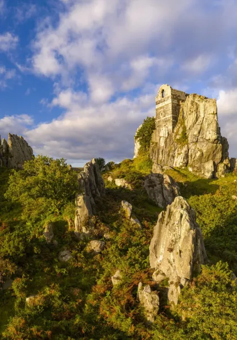Framed Print : Roche Rock Chapel, Cornwall, England. Summer (August) 2020