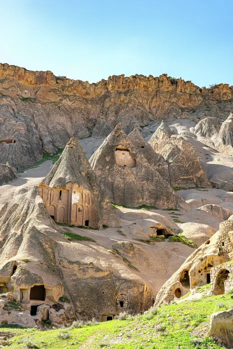 Framed Print : Rock-cut dwellings and fairy chimneys at Selime Monastery, Aksaray Province, Cappadocia, Central Anatolia, Turkey Framed Print : Rock-cut dwellings and fairy chimneys at Selime Monastery, Aksaray Province, Cappadocia, Central Anatolia, Turkey