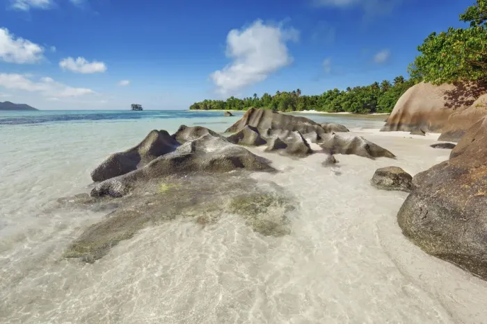 Framed Print : Rock formation at Anse Source d Argent - Seychelles, La Digue Framed Print : Rock formation at Anse Source d Argent - Seychelles, La Digue
