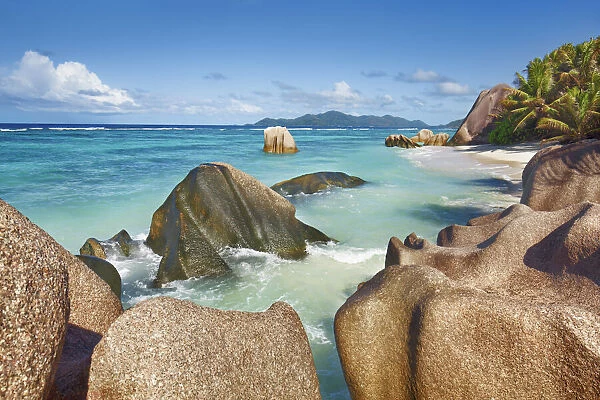 Rock formation at Anse Source d Argent - Seychelles, La Digue