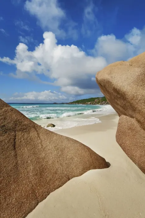 Framed Print : Rock formation at Grande Anse - Seychelles, La Digue, Grande Anse - Indian Ocean Framed Print : Rock formation at Grande Anse - Seychelles, La Digue, Grande Anse - Indian Ocean