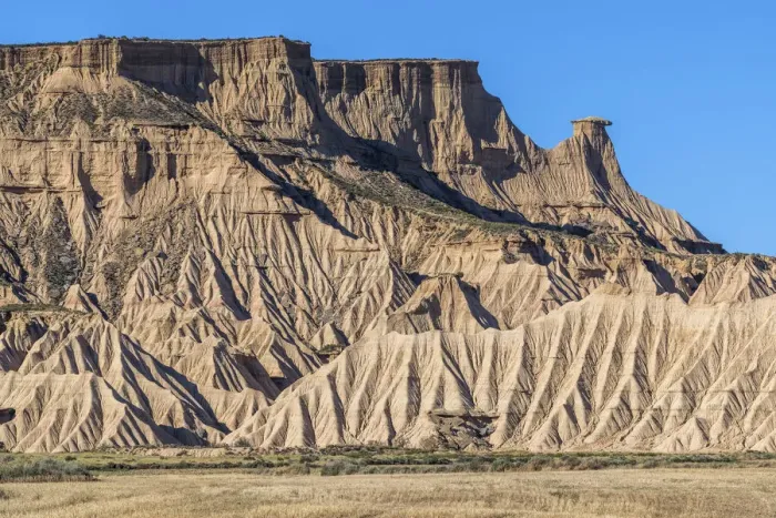 Framed Print : Rock formations, Bardenas Reales badlands, Navarre, Spain Framed Print : Rock formations, Bardenas Reales badlands, Navarre, Spain