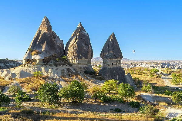 Rock formations, Goreme, Goreme Historical National Park, Nevsehir District, Nevsehir Province, UNESCO, Cappadocia, Central Anatolia Region, Turkey