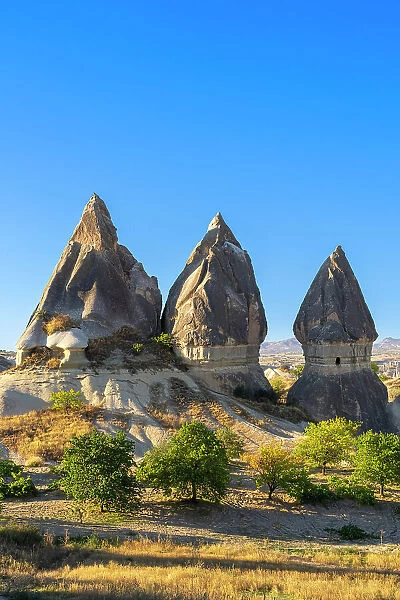 Rock formations, Goreme, Goreme Historical National Park, Nevsehir District, Nevsehir Province, UNESCO, Cappadocia, Central Anatolia Region, Turkey