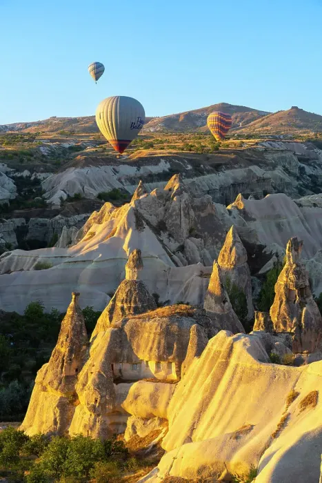 Framed Print : Rock formations, hot air balloon at sunrise, Goreme, Goreme Historical National Park, Nevsehir District, Nevsehir Province, UNESCO, Cappadocia, Central Anatolia Region, Turkey Framed Print : Rock formations, hot air balloon at sunrise, Goreme, Goreme Historical National Park, Nevsehir District, Nevsehir Province, UNESCO, Cappadocia, Central Anatolia Region, Turkey
