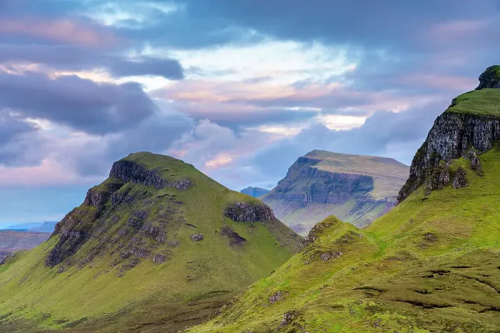 Framed Print : Rock formations at sunset, Quiraing, Trotternish, Isle of Skye, Scottish Highlands, Scotland, UK Framed Print : Rock formations at sunset, Quiraing, Trotternish, Isle of Skye, Scottish Highlands, Scotland, UK
