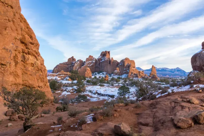 Framed Print : Rock formations around the Window section, Arches National Park, Moab, Utah, USA Framed Print : Rock formations around the Window section, Arches National Park, Moab, Utah, USA
