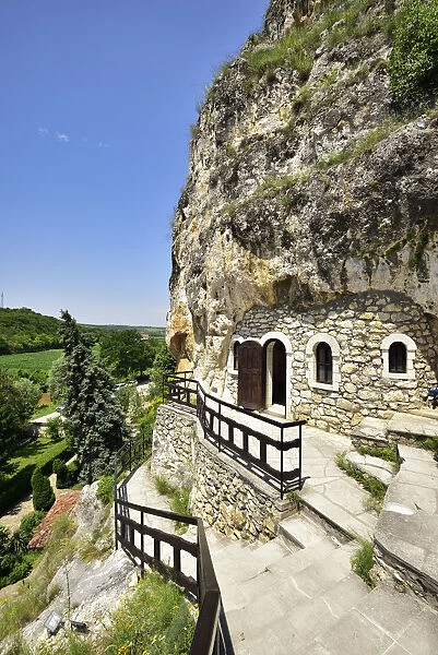 The rock-hewn Basarbovo Monastery (Monastery of Saint Dimitar Basarbowski) is a