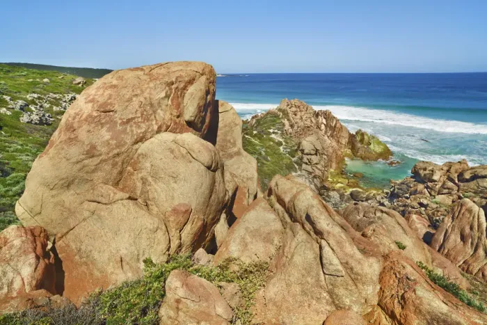 Framed Print : Rock landscape at Wyadup Rocks - Australia, Western Australia, Southwest