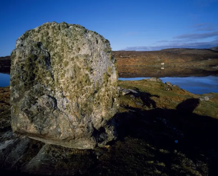Framed Print : Rock and Loch Stockinish Framed Print : Rock and Loch Stockinish