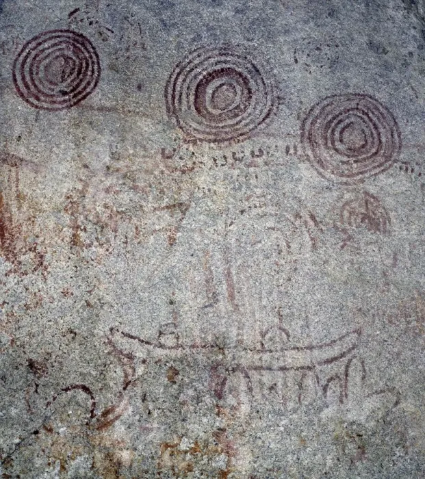 Framed Print : The rock paintings at Nyero in southeast Uganda are Framed Print : The rock paintings at Nyero in southeast Uganda are
