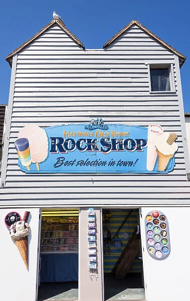 The Rock Shop, Hastings Old Town, Sussex, England