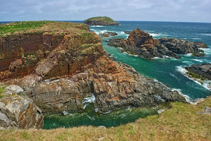 Framed Print : Rocky cliffs along the Atlantic Ocean, Elliston, Newfoundland & Labrador, Canada Framed Print : Rocky cliffs along the Atlantic Ocean, Elliston, Newfoundland & Labrador, Canada