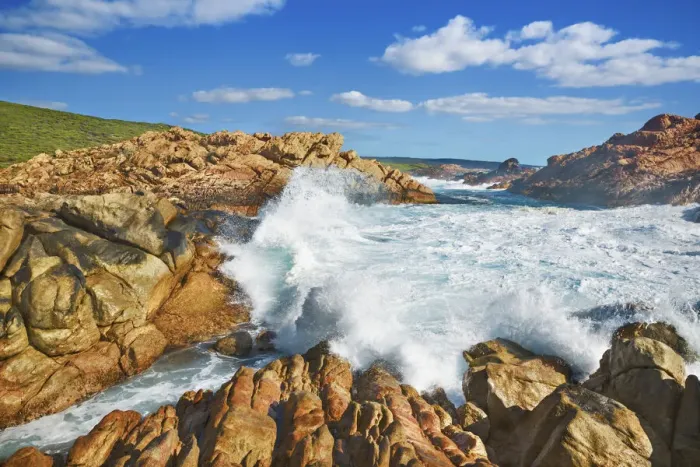 Framed Print : Rocky coast and surf at Canal Rocks - Australia, Western Australia, Southwest Framed Print : Rocky coast and surf at Canal Rocks - Australia, Western Australia, Southwest