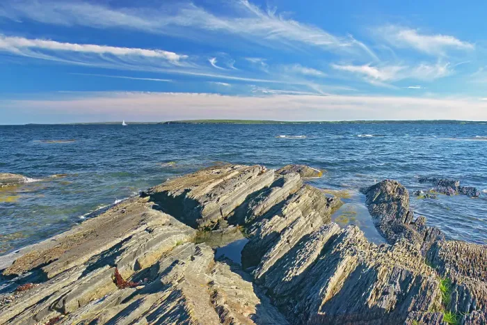 Framed Print : Rocky landscape on the Atlantic Ocean, Blue Rocks, Nova Scotia, Canada Framed Print : Rocky landscape on the Atlantic Ocean, Blue Rocks, Nova Scotia, Canada