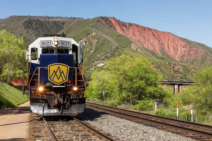 Framed Print : Rocky Mountaineer Train, Glenwood Springs, Colorado, USA Framed Print : Rocky Mountaineer Train, Glenwood Springs, Colorado, USA